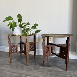 2 Small Side Tables For Sale 