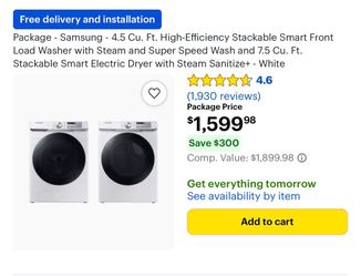 Washer and Dryer
