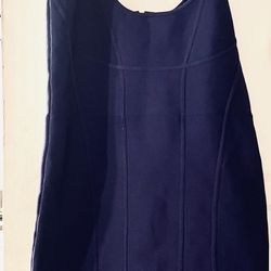 BCBG MAXAZRIA “Alysa” Blue Spaghetti Strap Dress
