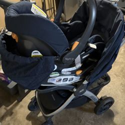 Chicco Bravo Stroller Plus Car Seat And Base 