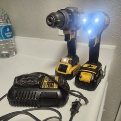 2 Dewalt Drills with Charger