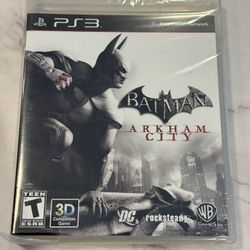 Batman Arkham City PS3 BRAND NEW & FACTORY SEALED Minor Tear