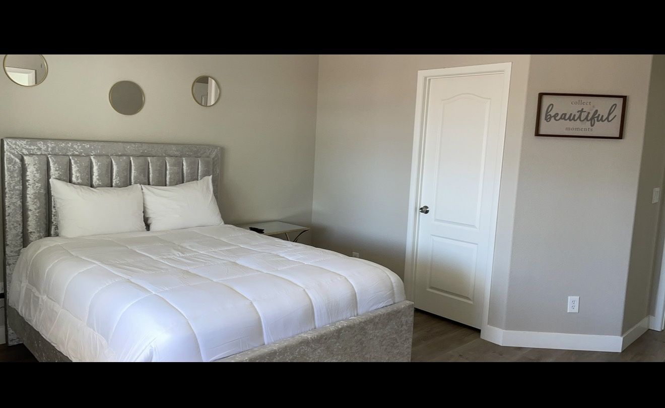 Queen Bed W/mattress Included