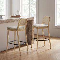 Bar Stools - 4 chairs (Brand: Castlery)