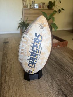 San Diego Chargers Limited Edition Display Football