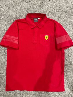 Official PUMA x Scuderia Ferrari F1 Motorsport, Polo Shirt, Men’s Small Tee, Red
