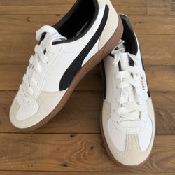 Puma Palermo Lth Junior Shoes, Size 4