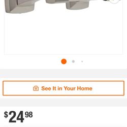 Portwood Wall Mount Pivot Arm Toilet Paper Holder Bath Hardware Accessory in Brushed Nickel