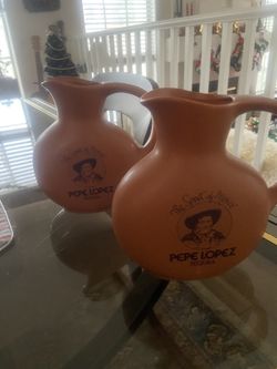 Vintage Pepe Lopez Pitchers From Mexico