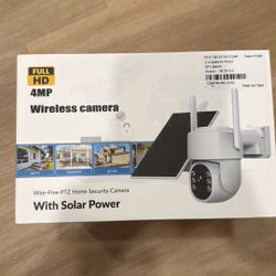 Brand: QDVOPHZA 4MP IP Solar Power WiFi Camera 2K PTZ Outdoor Waterproof Built-in Battery Surveillance Cam