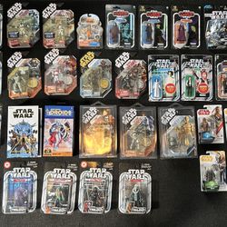 Star Wars Lot Assorted Sealed Action Figures