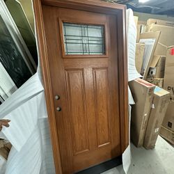 Therma-Tru Benchmark Doors Emerson 36-in x 80-in Fiberglass Craftsman