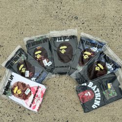 Bape Shirts all sizes and colors