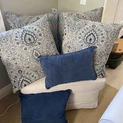 Pier 1 Blue Pillows And Decor