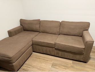 Brown Fabric Sofa