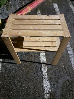 Wood shelf