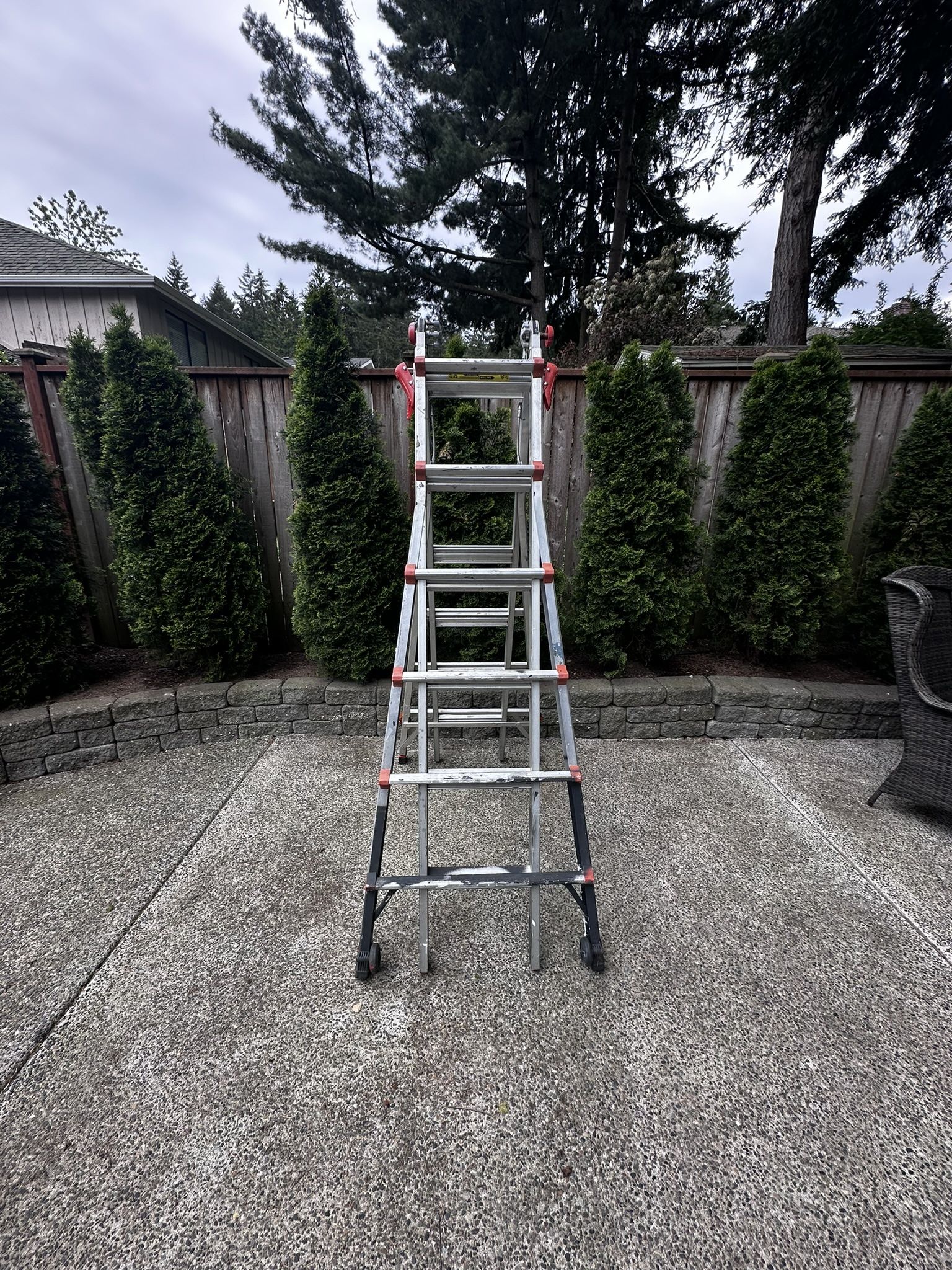 Little Giant Xtreme Aluminum Multipurpose Ladder, 300 lb. Load Capacity