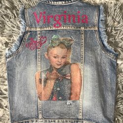 Jojo Siwa Denim Jacket (short Sleeves )