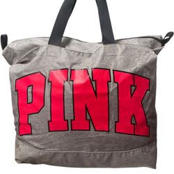 Victoria's Secret PINK Duffle duffel Weekender Tote Getaway Bag XL 