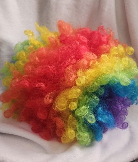 Clown Rainbow Wig