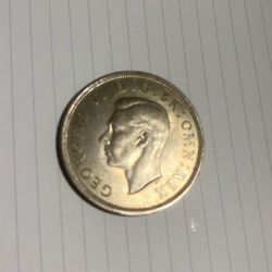 1937 Crown Silver Coin