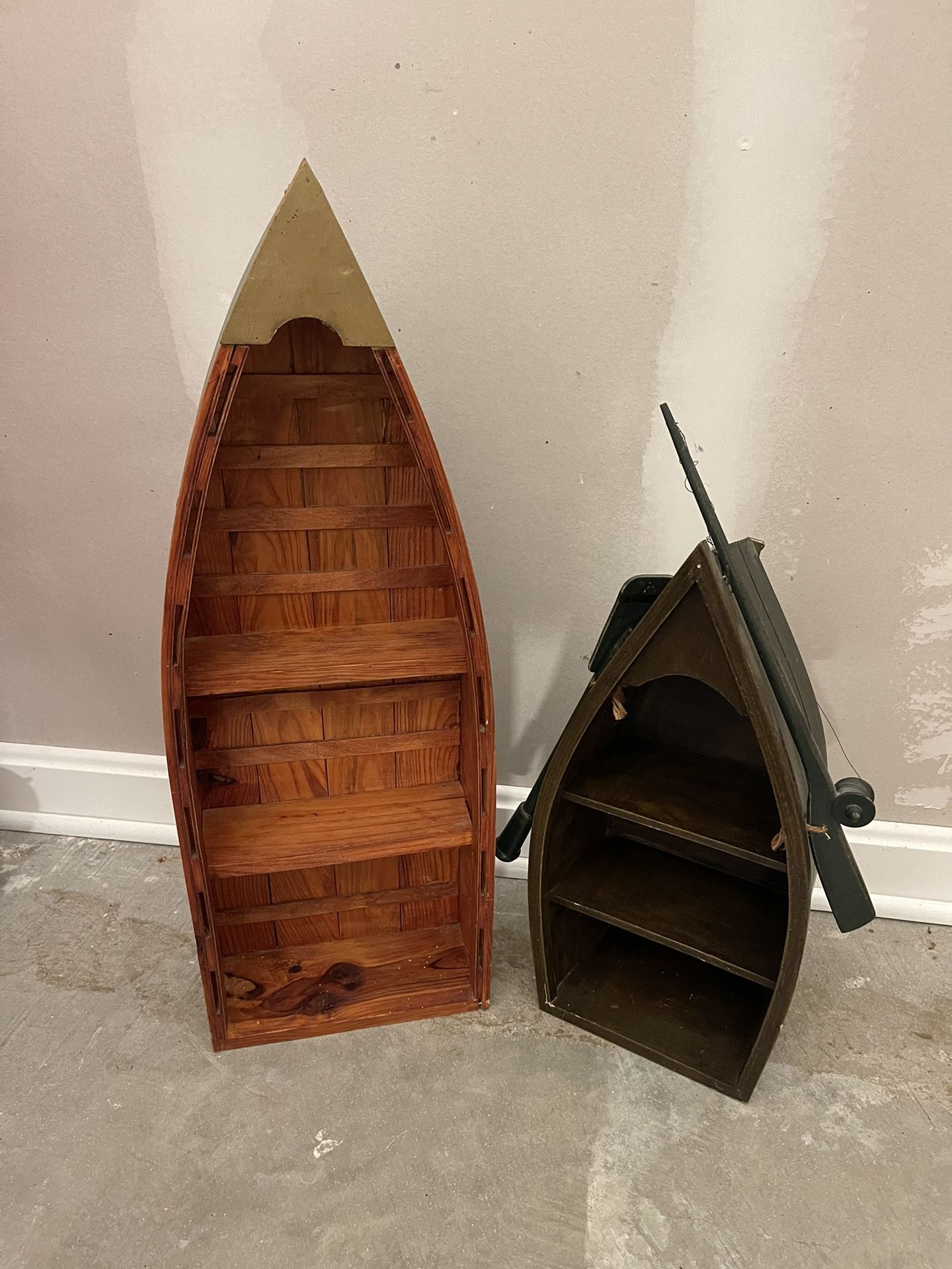 Wooden Boat Shelves 