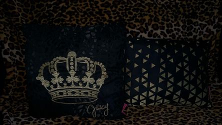 Juicy couture pillows