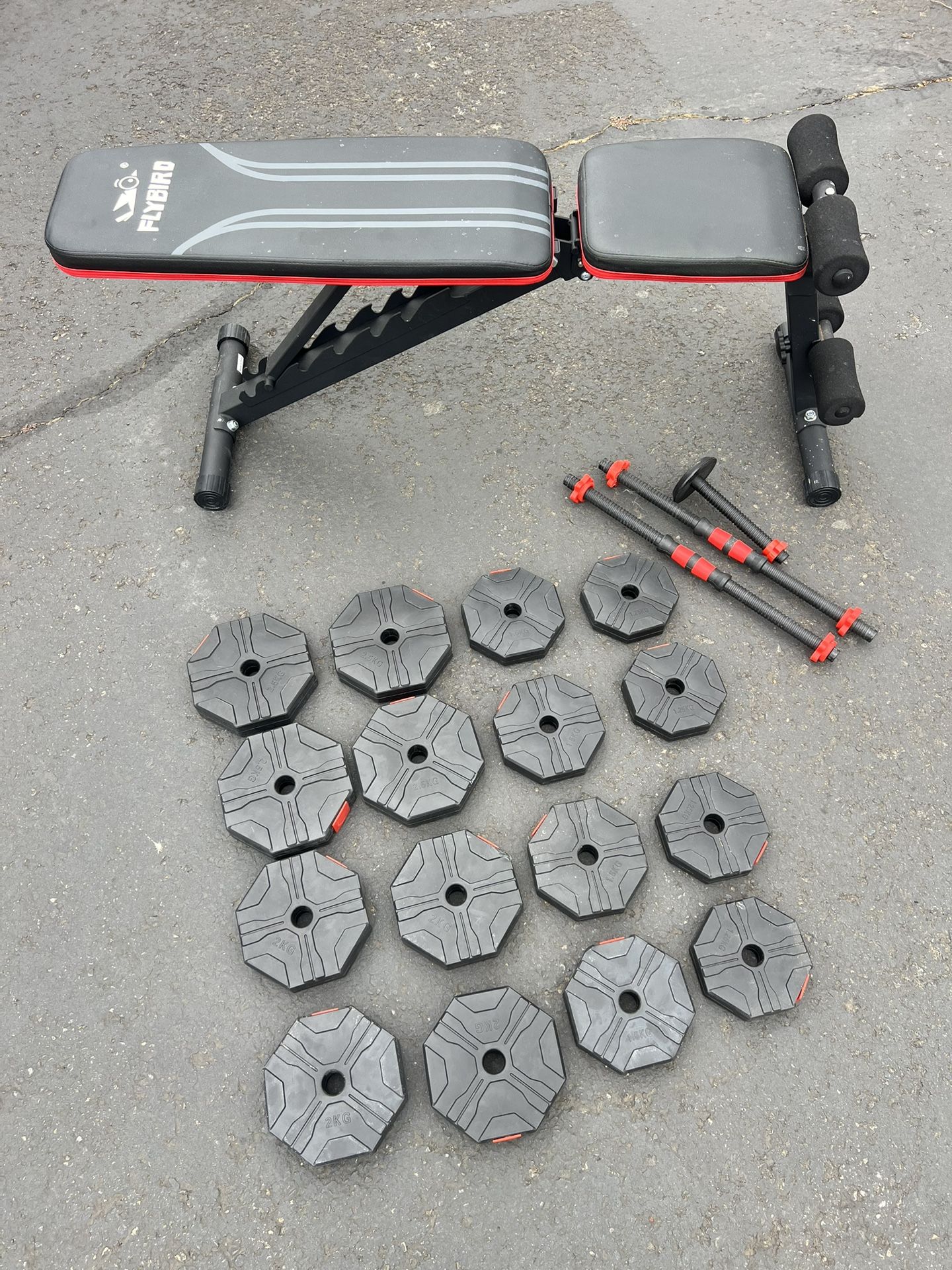 Dumbbells With Weight Bench