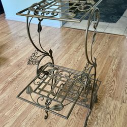 Flower Stand , Foldable, Wrought Iron