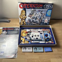 HASBRO OPERATION BOARD GAME - STAR WARS EDITION R2-D2 - COMPLETE! 