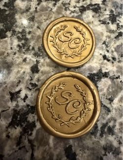 Gold Wax Seal Stickers