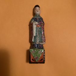 Antique Famille rose figure