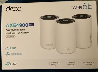 Tri-Band Mesh System - WiFi 6e