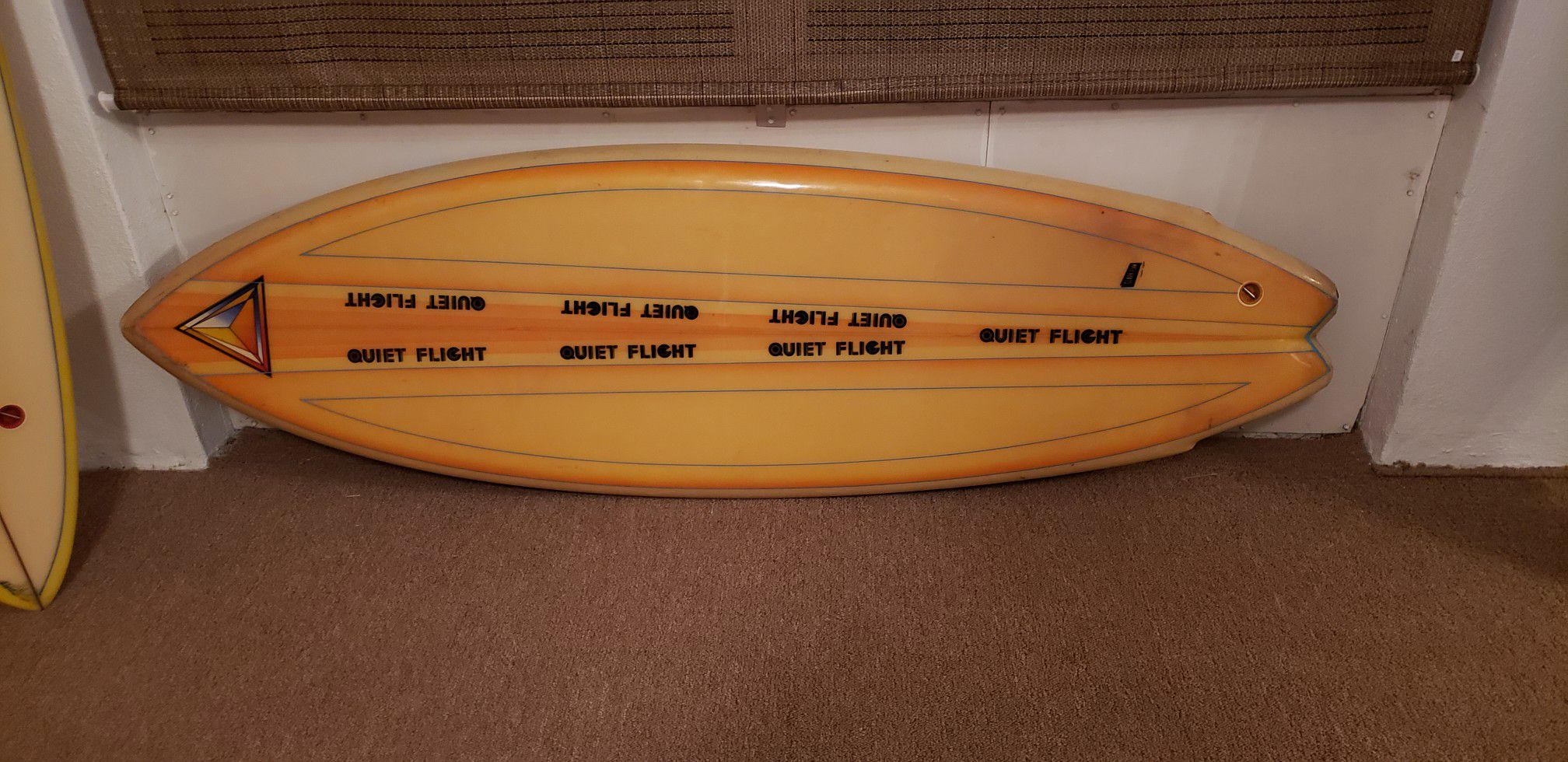 Surfboard vintage wall hanger