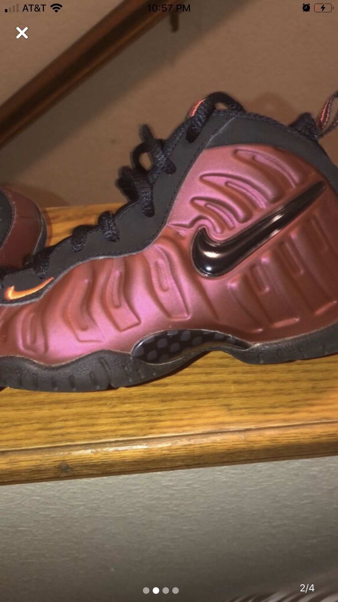 Nike foams for toddler size 11c