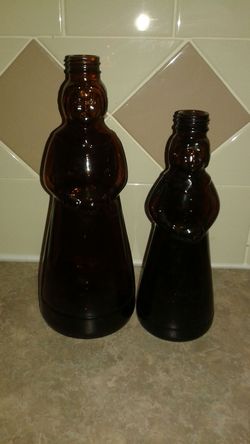 Vintage aunt Jemima bottles