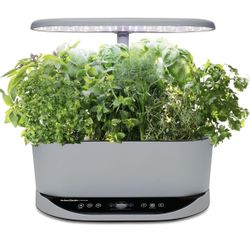 AeroGarden Bounty Basic - Indoor Garden with LED Grow Light, White w/ pods, seeds, grow anything kit