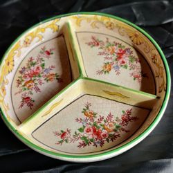 MORIYAMA HAND PAINTED DISH