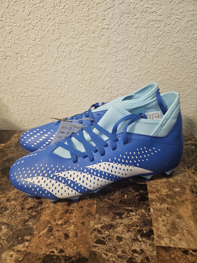 New Adidas Predator Accuracy 4 Gz0017 Blue Soccer Cleats Men's 9