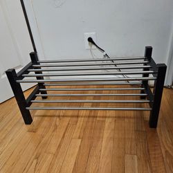 IKEA Tjusig 18700 Black 31x12x15in. Shoe Rack