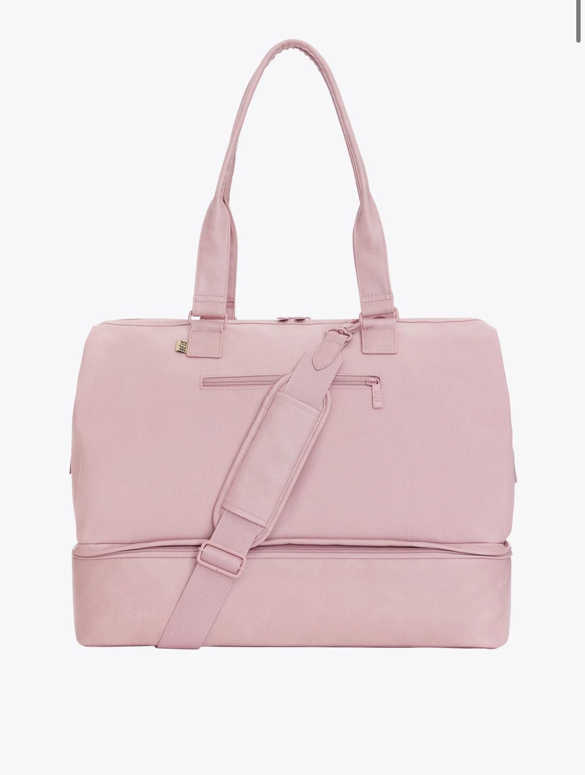 Brand New Beis Convertible Weekender In Pink