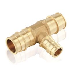 PEX A Expansion 3/4" x 3/4" x 1/2" PEX Expansion Reducing Tee (Lead Free) $6.11 each $164.85 box of 30 
