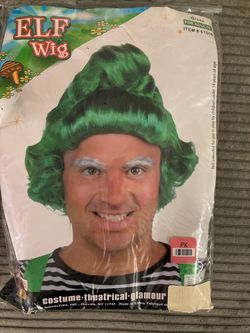Green wig