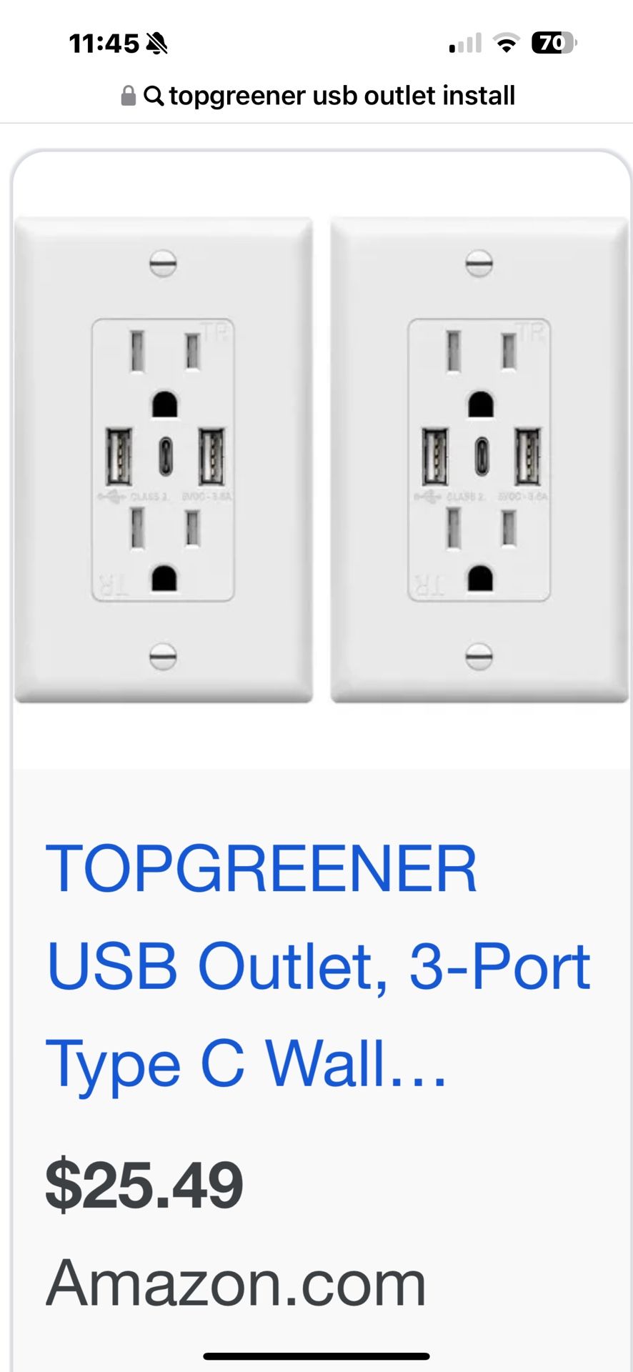 USB Outlets 