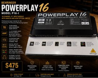Behringer POWERPLAY 16 P16-I