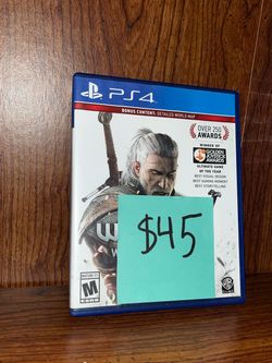 PlayStation 4 & 5 PS5 PS4 Video Game The Witcher 3 Wild Hunt Game Of The Year Award