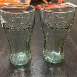 Collectible Vintage Coca-Cola Glasses- Set Of 2 
