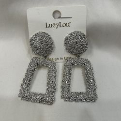 Silver Colored Fashion Earrings