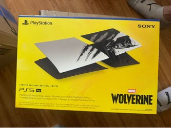 New PlayStation®5 Pro Console Covers - Marvel's Wolverine Adamantium Limited Edition