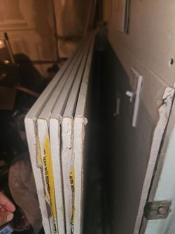 5 pieces of sheetrock